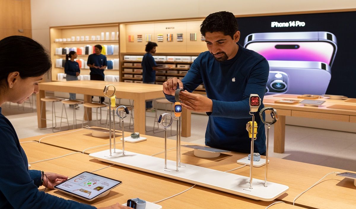 Delhi Apple Store Opens its Doors with a Bang Indian Retailer